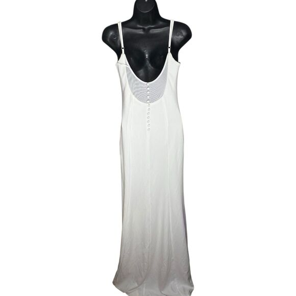 Lulus Blessed Romance Maxi Dress Womens Medium White Mermaid Event Wedding NWT - Picture 7 of 10